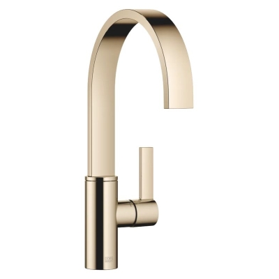 Dornbracht MEM single lever mixer, high pressure, champagne (22kt gold), 33800682-47