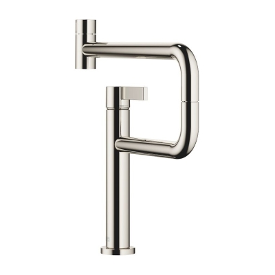 Dornbracht Tara Ultra Pivot single lever mixer, high pressure, platinum, 33845875-08