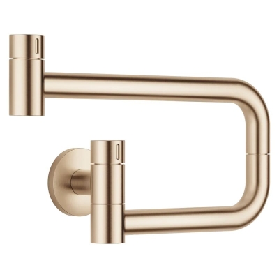 Dornbracht Tara Ultra POT FILLER cold water valve, high pressure, brushed champagne, 30805875-46