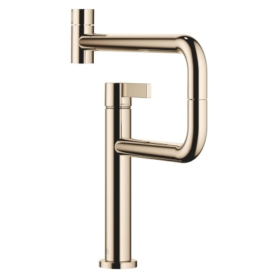 Dornbracht Tara Ultra Pivot single lever mixer, high pressure, champagne (22kt gold), 33845875-47