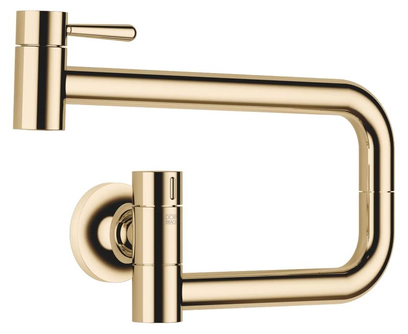 Dornbracht VAIA POT FILLER cold water valve, high pressure, brass (23kt gold), 30805809-09