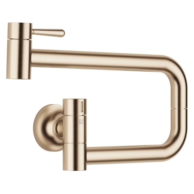 Dornbracht VAIA POT FILLER cold water valve, high pressure, brushed champagne (23kt gold), 30805809-46