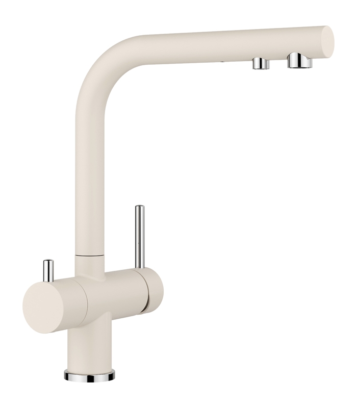 Blanco Fontas II, high pressure fixed spout, Silgranit look soft white, 526943