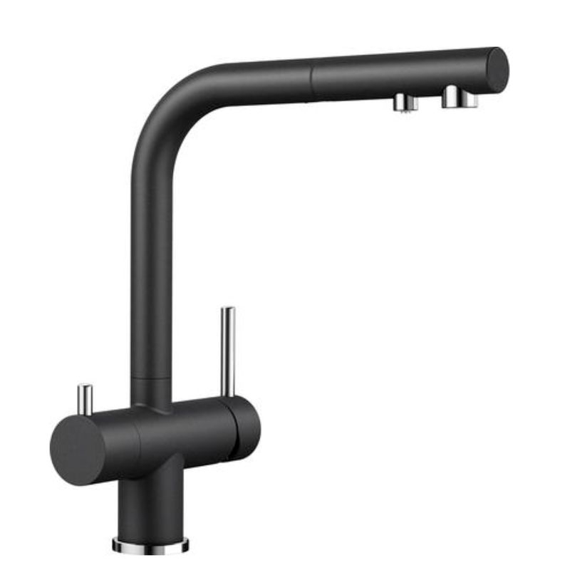 Blanco Fontas-S II, high-pressure pull-out hose shower, Silgranit look, anthracite, 525200