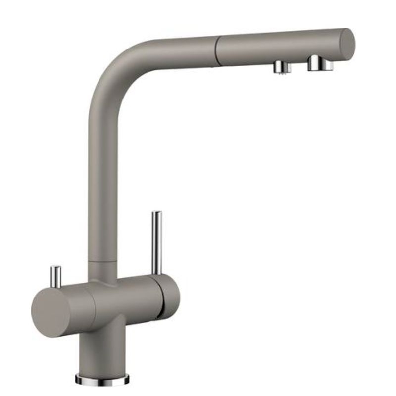 Blanco Fontas-S II, high-pressure pull-out hose shower, Silgranit look, tartufo, 525206