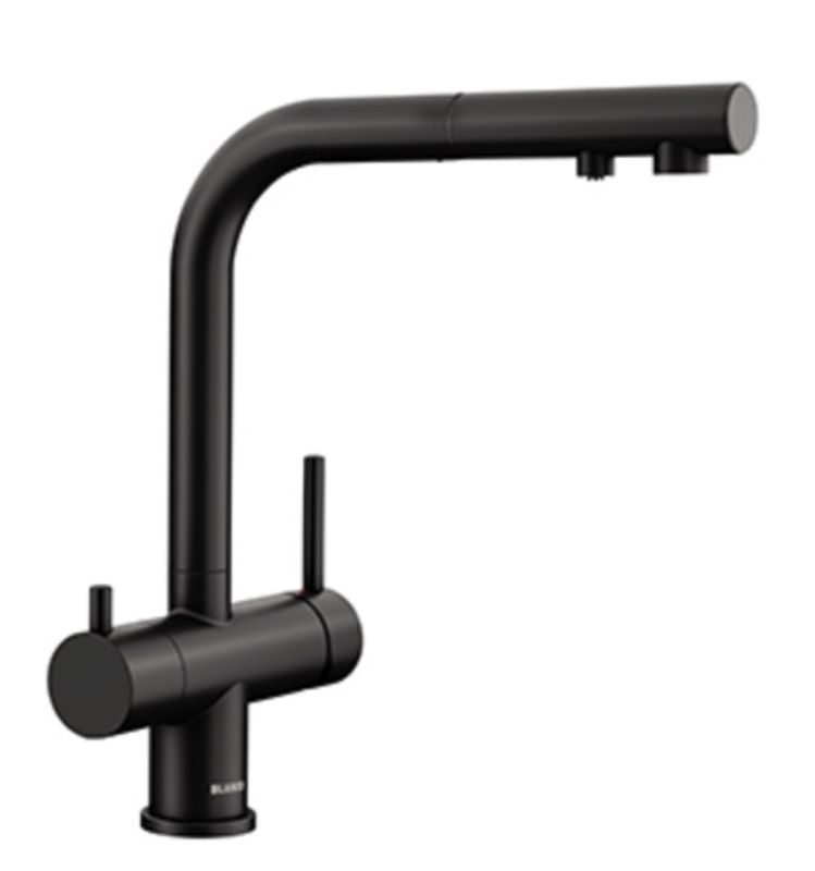 Blanco Fontas-S II, high-pressure pull-out hose shower, matt black, 526672