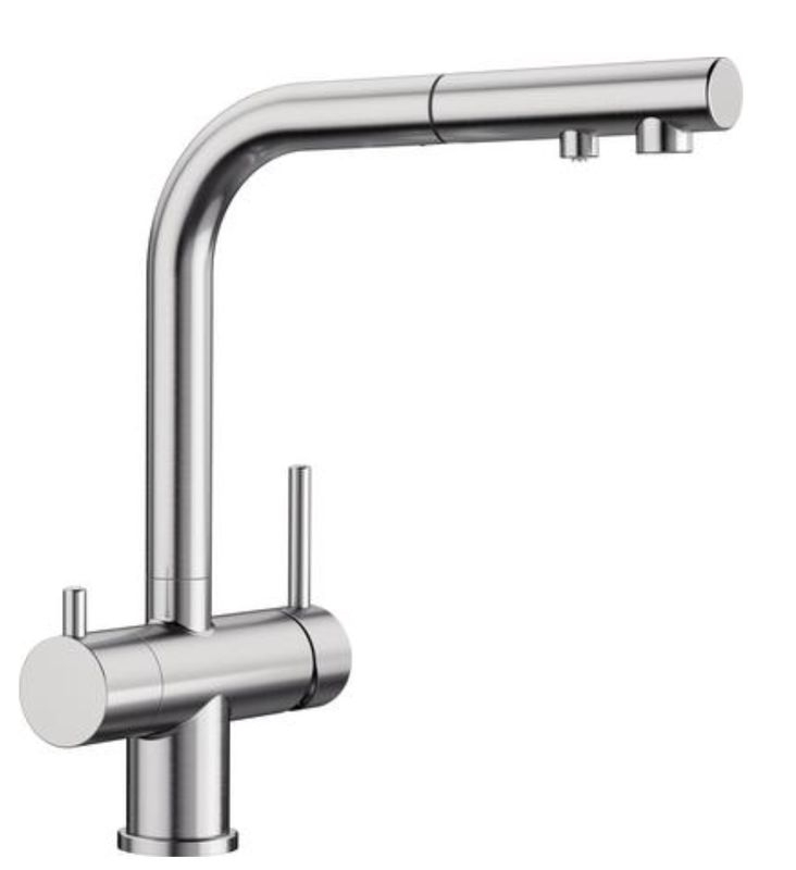 Blanco Fontas-S II, high-pressure pull-out hose shower, PVD steel, 525199