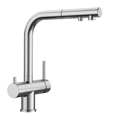 Blanco Fontas-S II, вытяжной душевой шланг высокого давления, сталь PVD, 525199