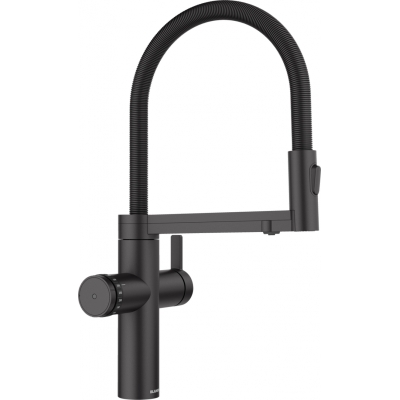 Blanco Choice Icona, фиксированный излив высокого давления, черный матовый, 527657