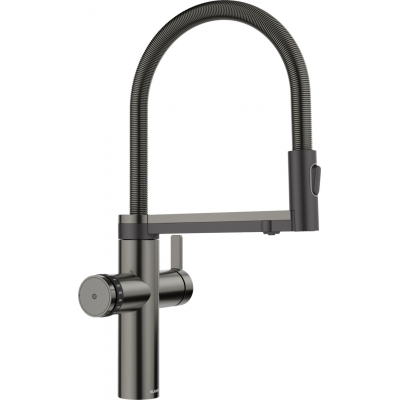 Blanco Choice Icona, kõrgsurve fikseeritud tila, PVD satiin tume teras, 527659