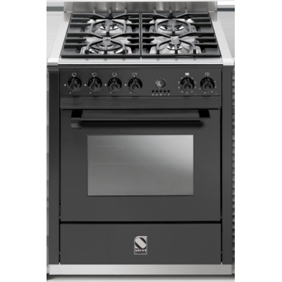 Terasest Ascot 70, pliit, 70 cm, Combisteam, värv antratsiit, A7S-4AN, garantiiga 5 aastat!