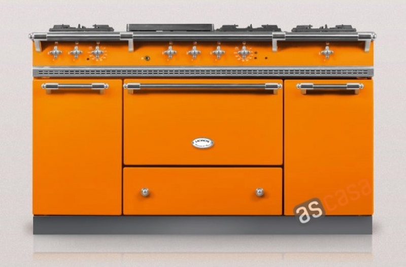 Lacanche Citeaux Classic, cooking station, 150.5 cm, color tangerine, with 5 year guarantee!