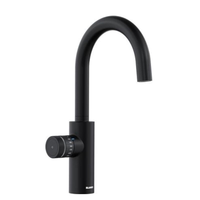 Blanco Evol Mono Hot &amp; Фильтр, фиксированный излив высокого давления, черный матовый, 526637