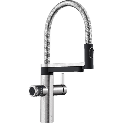 Blanco Evol-S Pro Hot &amp; Filter, kõrgsurve fikseeritud tila, PVD teras, 526310