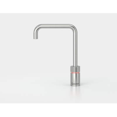 Одиночный смеситель Quooker Nordic Square, COMBI+ Plus и Cube *вкл. ФИЛЬТР*, нержавеющая сталь, ГАРАНТИЯ 7 ЛЕТ, 22+NSRVSCUBE2