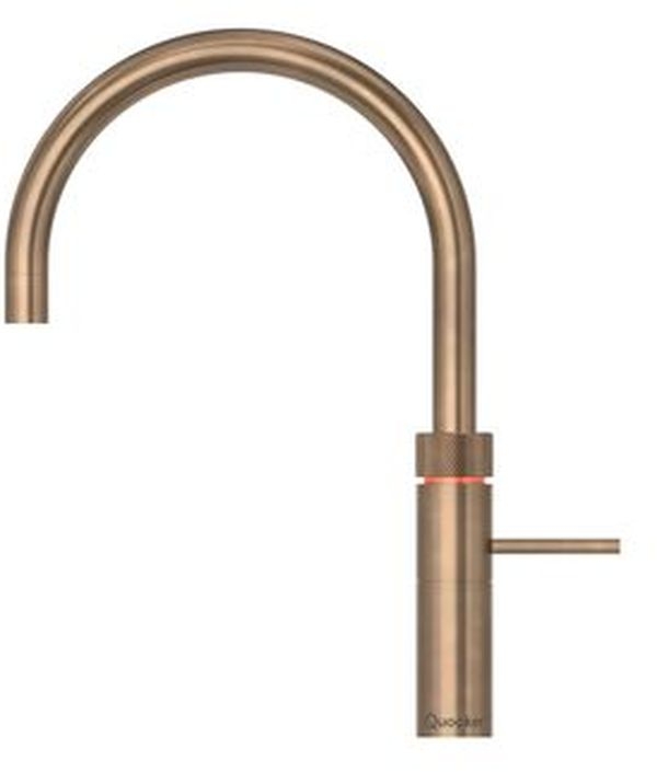 Quooker Fusion Round, PRO3-VAQ and Cube *incl. FILTER*, brass patina, 7 YEAR WARRANTY, 3FRPTNCUBE2