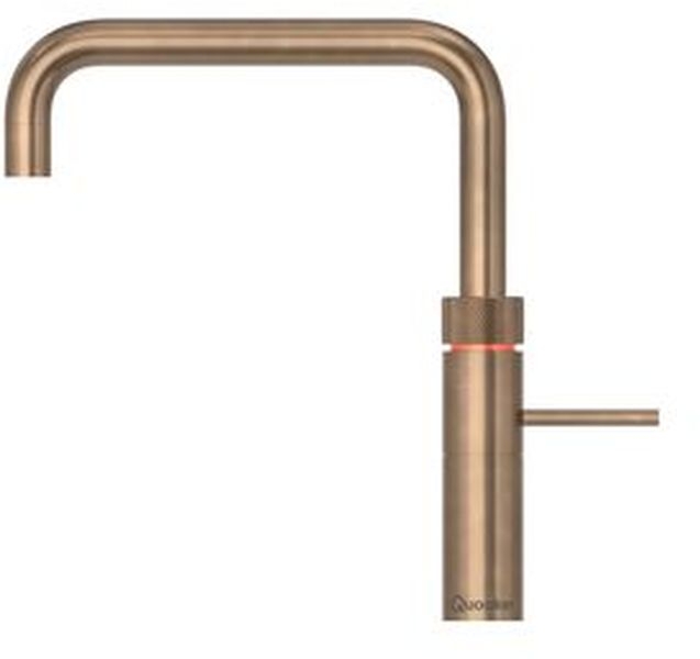 Quooker Fusion Square, PRO3-VAQ and Cube *incl. FILTER*, brass patina, 7 YEAR WARRANTY, 3FSPTNCUBE2