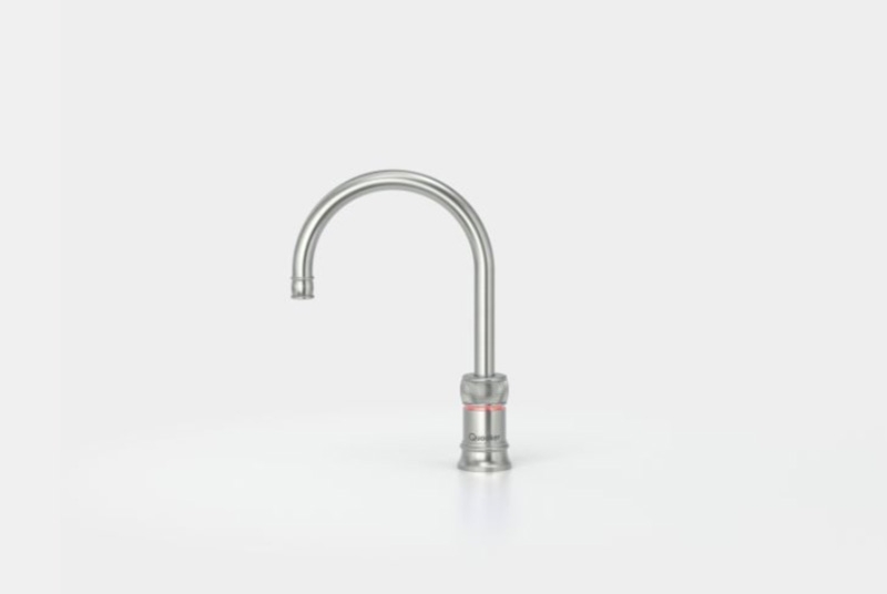 Quooker Classic Nordic Round single tap, COMBI and Cube *incl. FILTER*, stainless steel, 7 YEAR WARRANTY, 22CNRRVSCUBE2