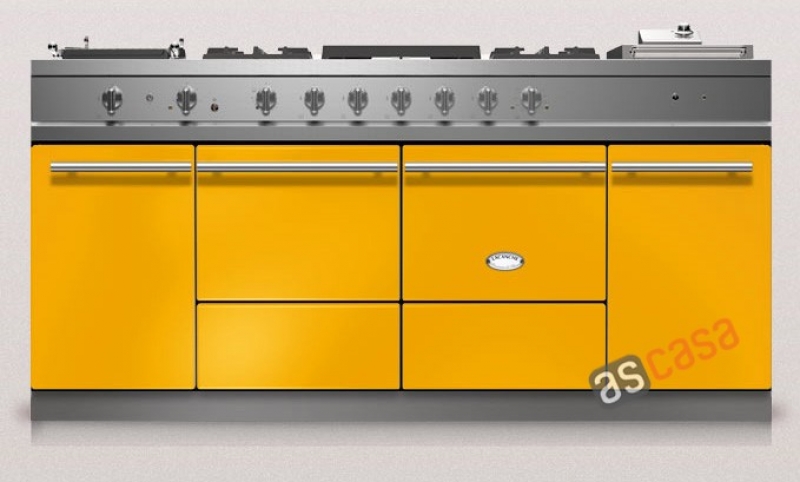 Lacanche Cluny 1800 Modern, cooking station, 180.5 cm, color Provence Yellow, with 5 year guarantee!