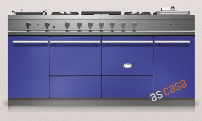 Lacanche Cluny 1800 Modern, cooking station, 180.5 cm, color Porto Blue, with 5 year guarantee!