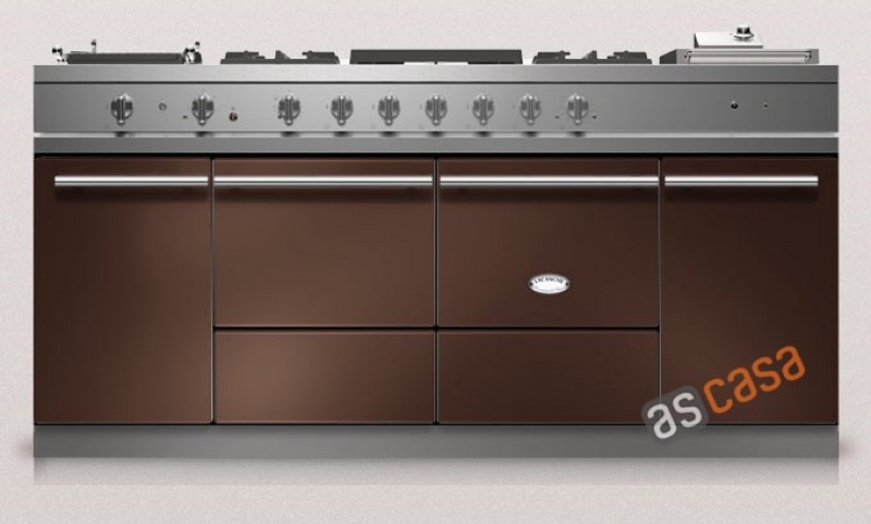 Lacanche Cluny 1800 Modern, cooking station, 180.5 cm, color chocolate, with 5 year guarantee!