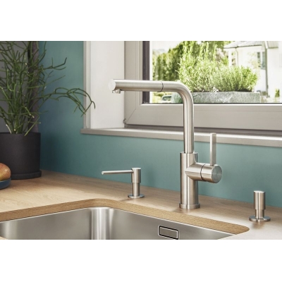 Blanco Lanora-S-F harjatud roostevaba teras, kõrgsurvetõmbetila, 526180