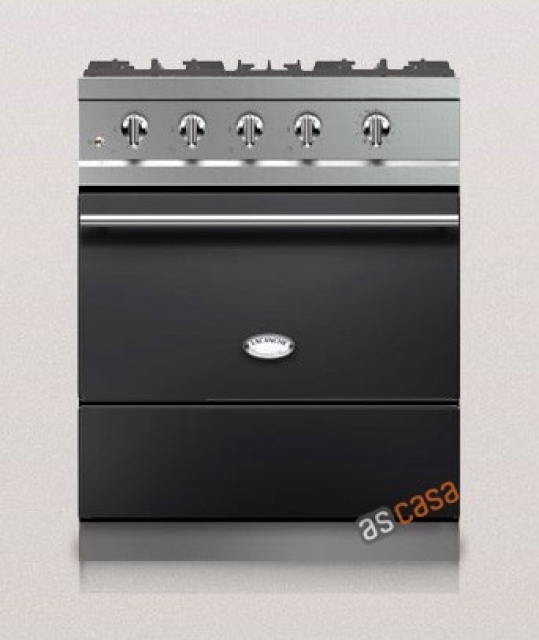 Lacanche Cormatin Modern, cooking station, 70 cm, color black, with 5 year guarantee!