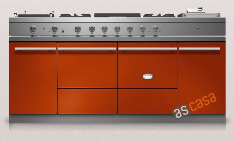 Lacanche Cluny 1800 Modern, cooking station, 180.5 cm, color terracotta, with 5 year guarantee!