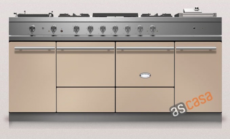 Lacanche Cluny 1800 Modern, cooking station, 180.5 cm, color almond cream, with 5 year guarantee!