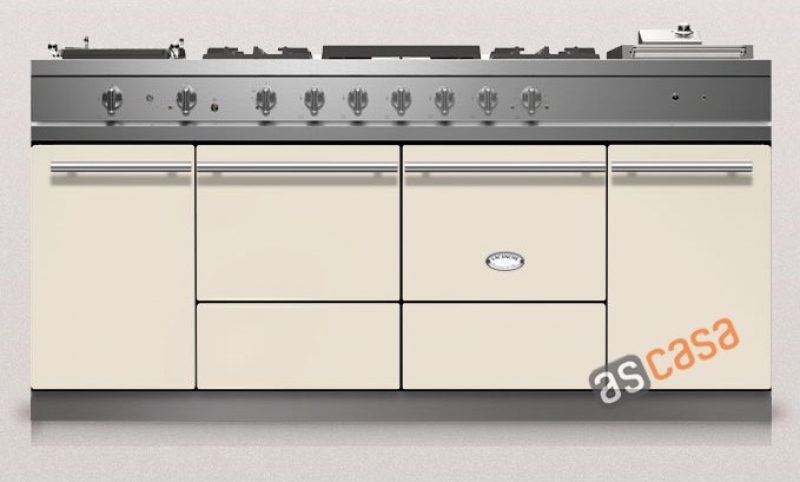 Lacanche Cluny 1800 Modern, cooking station, 180.5 cm, color ivory, with 5 year guarantee!