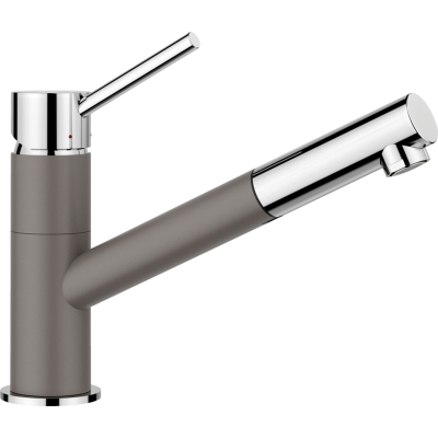 Blanco Kano-S low pressure pull spout, color volcano gray/chrome, 527654