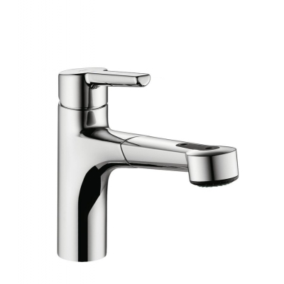 KWC Suno 2, single lever mixer chrome, low pressure hose shower, 5022231