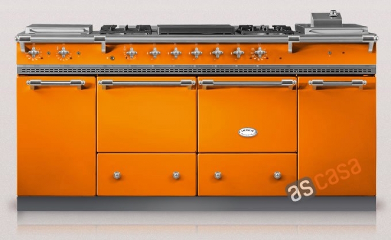 Lacanche Cluny 1800 Classic, cooking station, 180.5 cm, color tangerine, with 5 year guarantee!