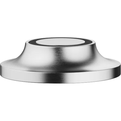 Dornbracht Vaia Air Switch control button for garbage shredder, round, brushed chrome (stainless steel look), 10713809-93