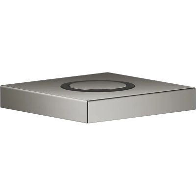 Dornbracht Air Switch control button for garbage shredder 10714970-19, square, dark chrome