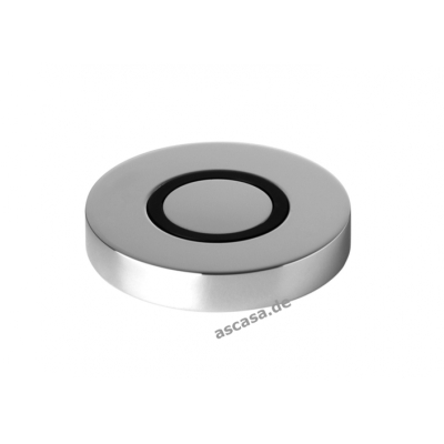 Dornbracht Air Switch control button for garbage shredder, round, chrome, 10713970-00