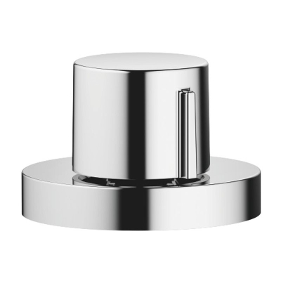 Dornbracht eccentric actuation with round rosette, with rotary knob, chrome, 10710970-00