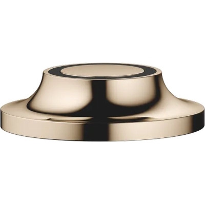 Dornbracht Vaia Air Switch control button for garbage shredder, round, champagne (22kt gold), 10713809-47