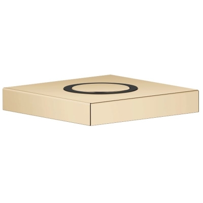 Dornbracht Air Switch control button for garbage shredder, square, brass, 10714970-09