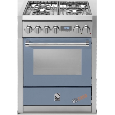 Terasest Genesi 70, pliit, 70 cm, Combisteam, värvus Celeste, G7S-4CE, garantiiga 5 aastat!