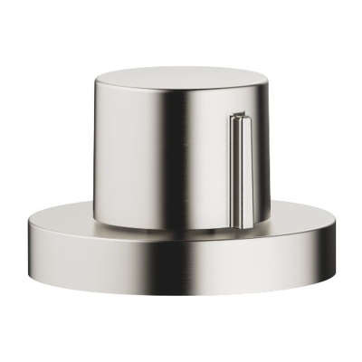 Dornbracht eccentric actuation with round rosette, with rotary knob, brushed platinum, 10710970-06