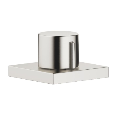 Dornbracht eccentric actuation with square rosette, with rotary knob, brushed platinum, 10711970-06