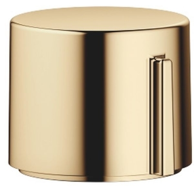 Dornbracht eccentric actuation with rotary knob, (without rosette) brass, 10712970-09