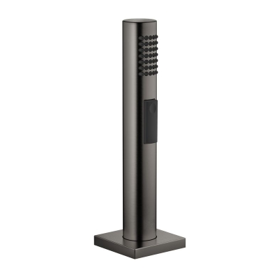 Dornbrachti liitmike tarvikud, ruudukujulise rosetiga loputusdušikomplekt, harjatud tume plaatina, 27722970-99