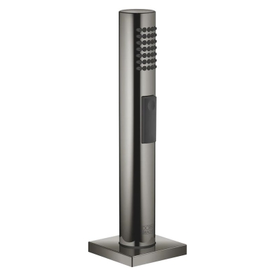 Dornbrachti paigaldustarvikud, ruudukujulise rosetiga loputusdušikomplekt, tume kroom, 27722970-19