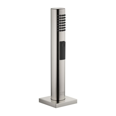 Dornbrachti liitmike tarvikud, ruudukujulise rosetiga loputusdušikomplekt, harjatud plaatina, 27722970-06