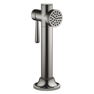 Dornbracht paigaldustarvikud, VAIA loputusdušikomplekt ümmarguse rosetiga, tume kroom, 27718809-19