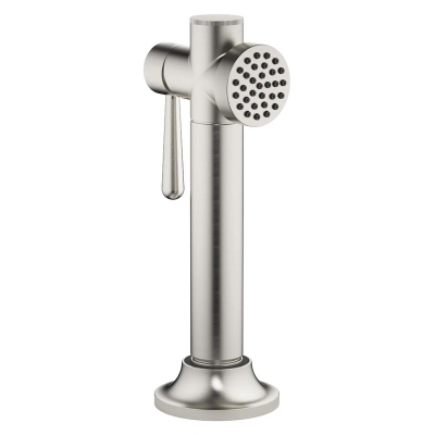 Dornbrachti tarvikud, VAIA loputusdušikomplekt ümmarguse rosetiga, harjatud plaatina, 27718809-06