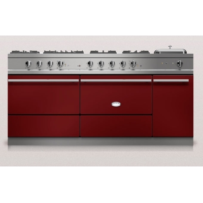Lacanche Sully 1800-D Modern, keedujaam, 180,5 cm, värvus Rouge Bourgonge, 5-aastase garantiiga!
