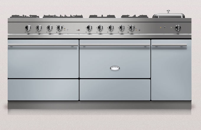 Lacanche Sully 1800-D Modern, cooking station, 180.5 cm, color Gris Faience, with 5 year guarantee!